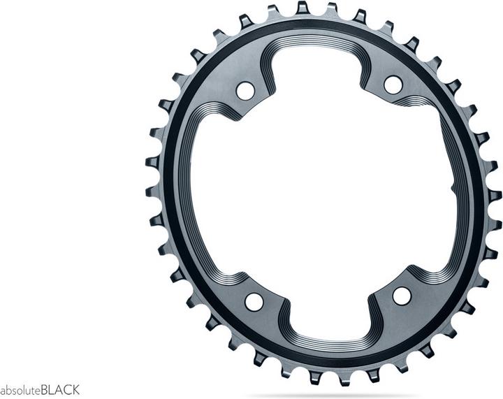 Produktbild AbsoluteBLACK GRAVEL/CX 1X OVAL 110/4 for 9100/8000/9000/6800 (42)