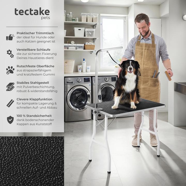 Image du produit tectake Table de toilettage (Chien)