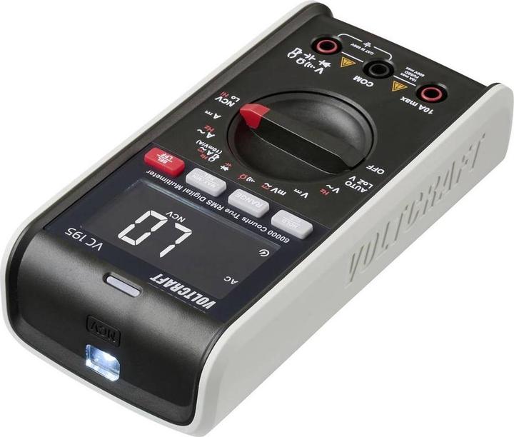 Actual product image Voltcraft VC195 Hand-held multimeter digital CAT III 600 V display Counts 60000 (VC-17059815) (CAT III 600V)