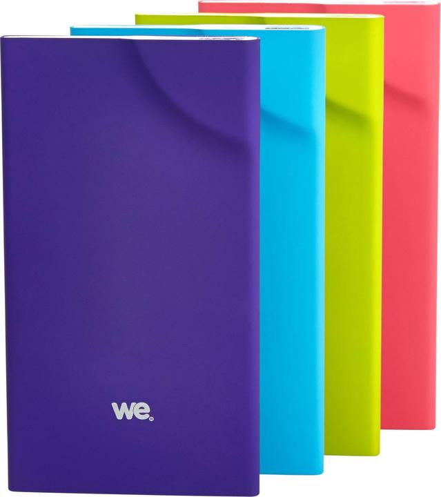 Actual product image WE ***Battery de secours 3200mAh vert 1 port USB 1A - bouton tactile Toucher peau (3200 mAh)