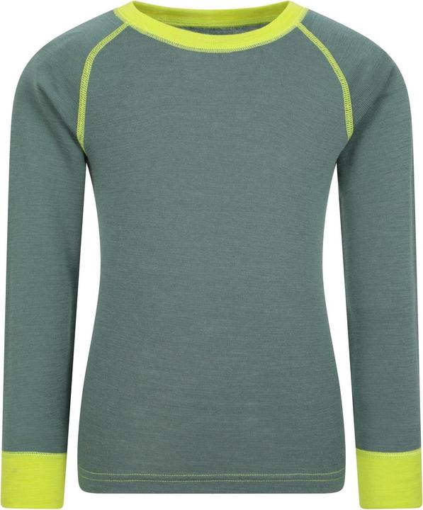 Actual product image Mountain Warehouse Childrens/Kids Merino II Round Neck Base Layer Top (158)