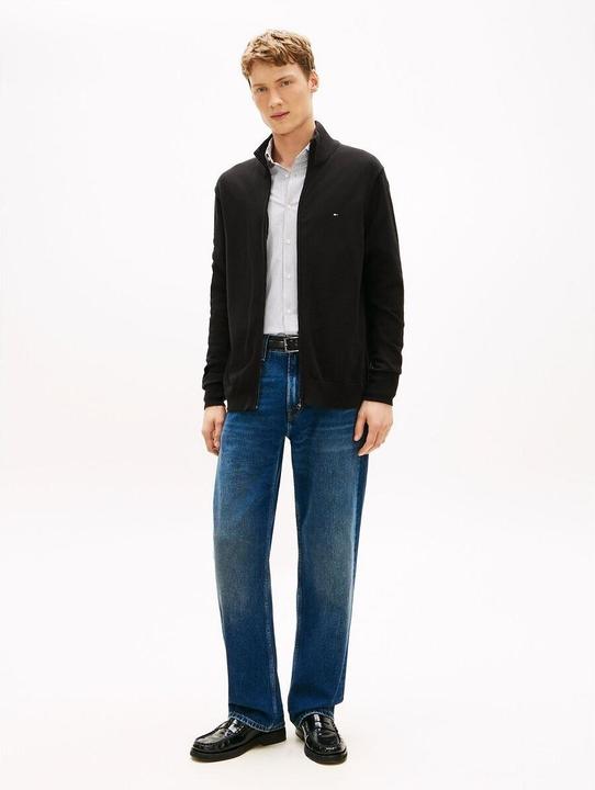 Image du produit Tommy Hilfiger Pull en Coton Essentiel à Fermeture Éclair Col Montant (M)