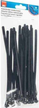 Produktbild Max Hauri Cable Home wiederlösbar (Kunststoffkabelbinder, 200 mm, 20 Stk.)