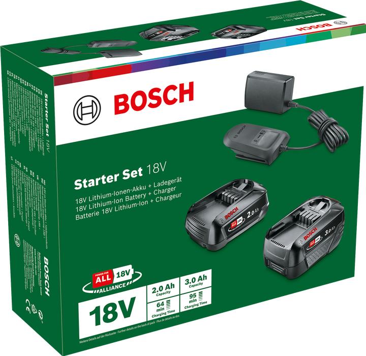 Produktbild Bosch Home & Garden Batterie-Set 18V 2Ah + 3Ah + AL18V-20 EU (18 V)