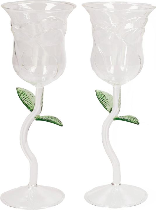Produktbild Mikamax Rose Wine Glass Set (20 cl, 2 Gläser, Weingläser Set)