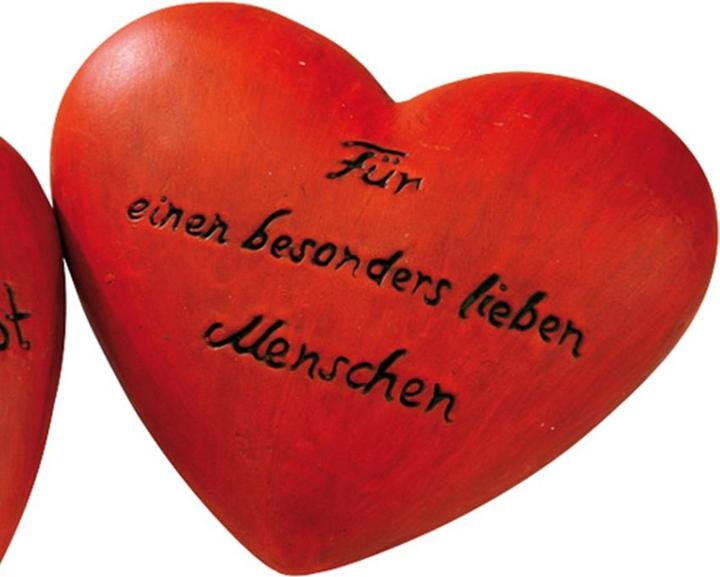 Actual product image Legler OHG Decorative heart red "...dear people"