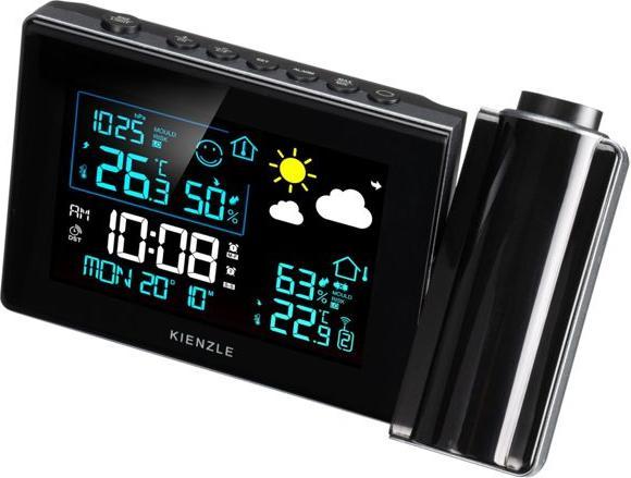 Produktbild Kienzle Funk-Wetterstation mit Wand-Projektion