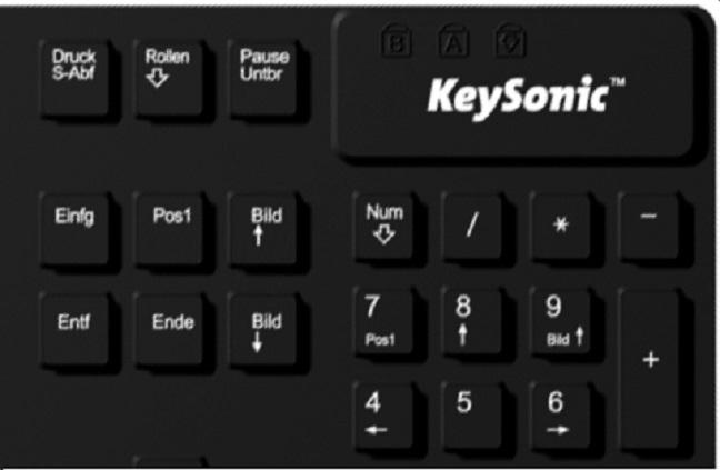 Actual product image KeySonic KSK-8030IN (US, Cable)