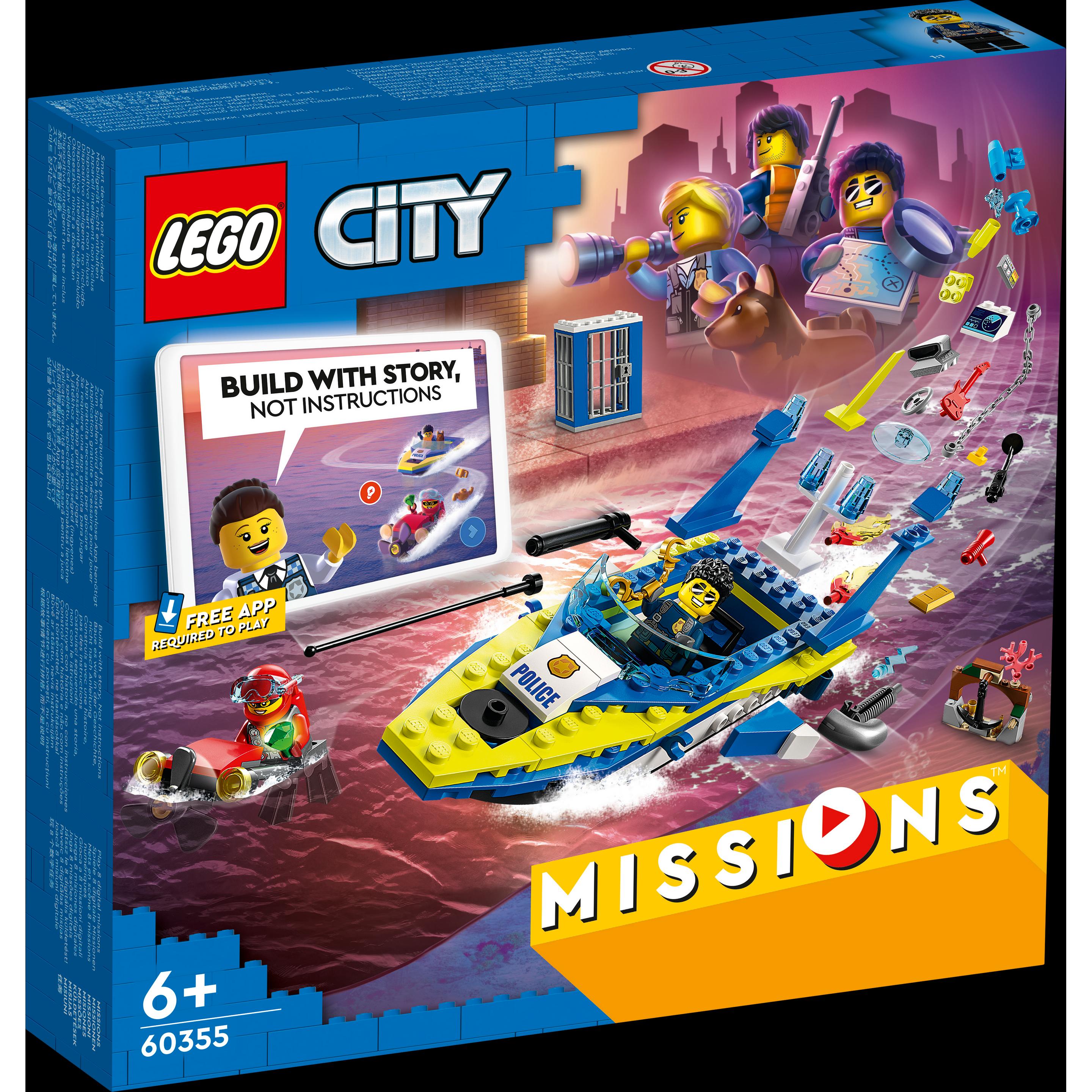 Thumbnail - LEGO Detektivmissionen der Wasserpolizei (60355, LEGO City)