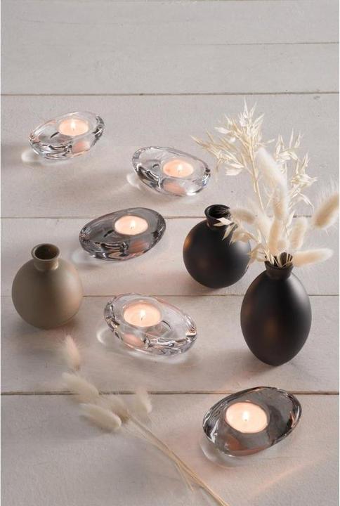 Produktbild Leonardo Vase Casolare 12 cm, Grau/Schwarz, 4 Stück (4 x, 14 x 16 x 16 cm, 3.58 l)