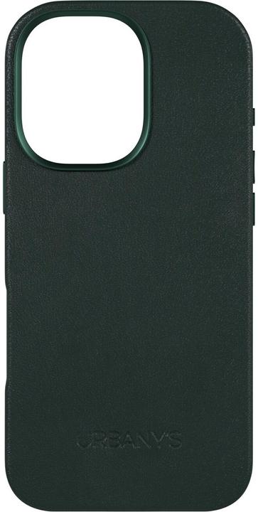 Produktbild Urbany's MagSafe Backcover aus veganem Leder Petrol (Apple iPhone 17)