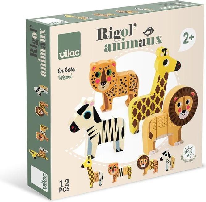 Actual product image Vilac - Magnetic Savannah Animals (7703S)