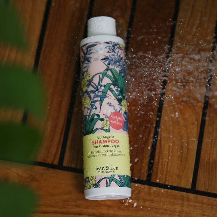 Image du produit Jean & Len Aloe Vera & Basil, Shampooing, 300 ml (300 ml, Shampoing liquide)