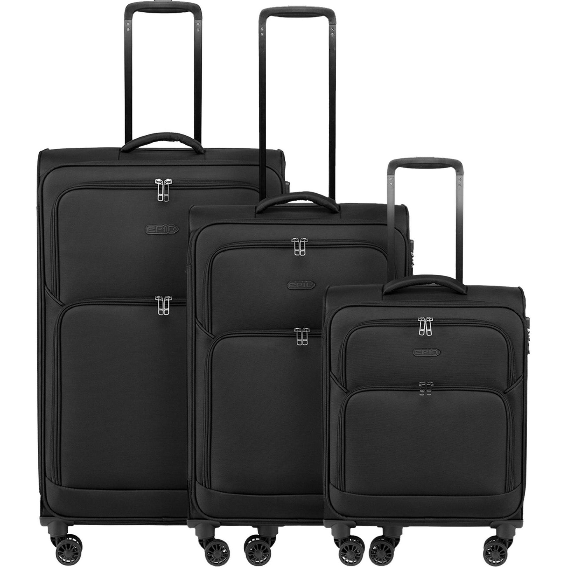 Epic, Koffer, Dynamo 4 Rollen Kofferset 3-teilig, Schwarz, (193 l, XL (ab 115l))