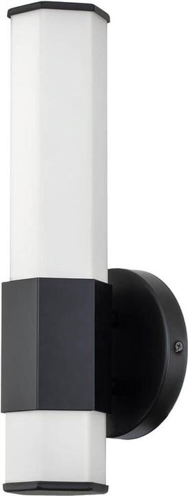 Produktbild Elstead Lighting Facet LED Wandleuchte Mattes Schwarz Opal geätzt IP44 (1080 lm, IP44)