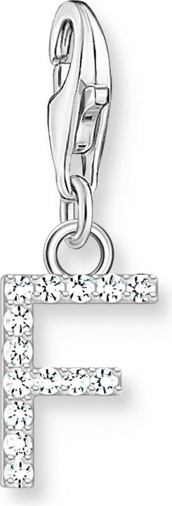 Immagine prodotto Thomas Sabo Ciondolo Lettera F con pietre bianche Argento (Argento 925)