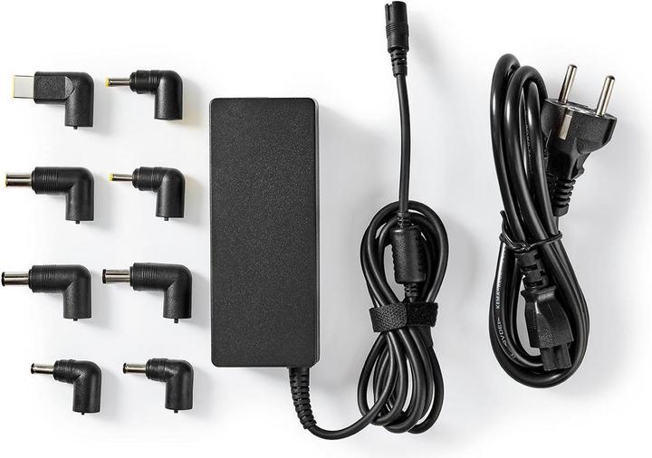 Image du produit Nedis Adaptateur pour ordinateur portable| 90 W| USB 20V 4.5 x 3.0 mm 19.5V 5.5 1.7 19V 5 (90 W)