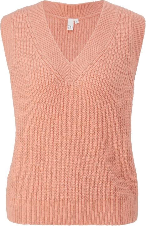 Produktbild s.Oliver Strickpullunder Strickpullunder mit V-Neck (L)