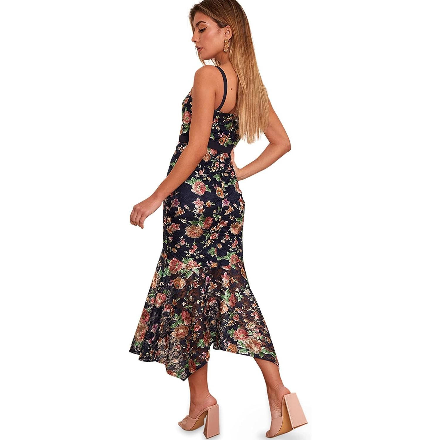 Chi Chi London, Donne, Vestiti, Abito da cocktail Larnia per occasioni, Blu, (32)