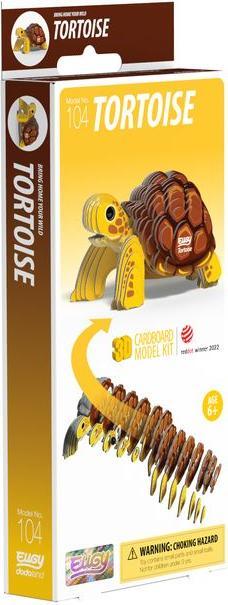 Actual product image Eugy 3D craft kit tortoise (MQ6)