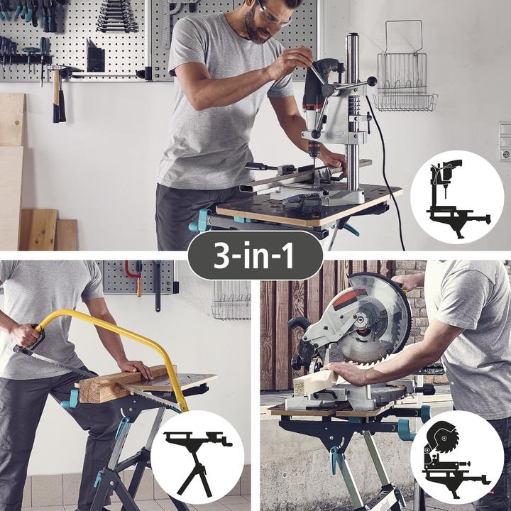 Actual product image wolfcraft 1 MASTER 750 ERGO clamping table (68 cm, 70 cm)