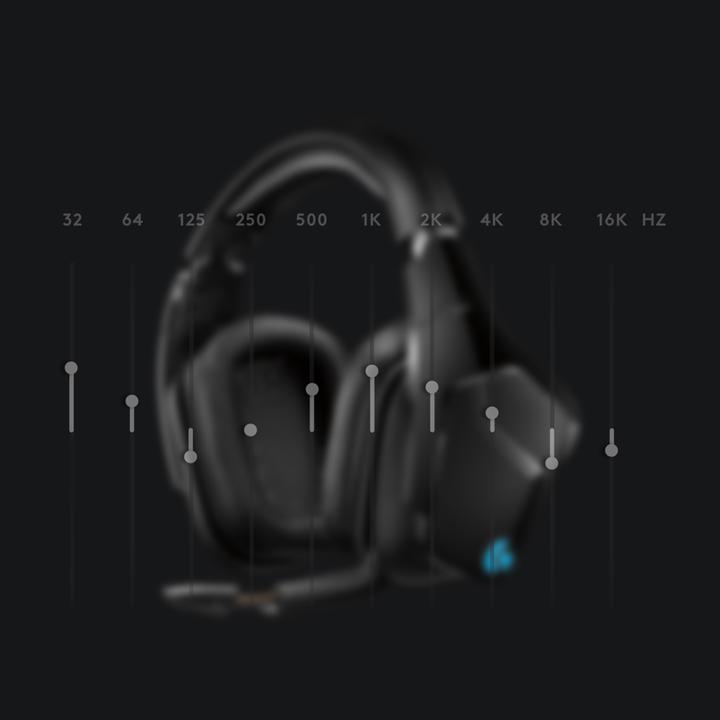 Actual product image Logitech G G935 Wireless 7.1 Surround Sound LIGHTSYNC for Gaming - 2.4 GHz - EMEA (Wireless)
