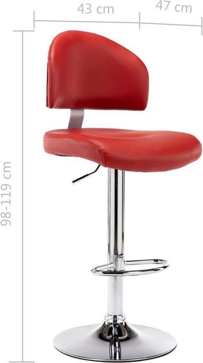 Actual product image vidaXL Barhocker