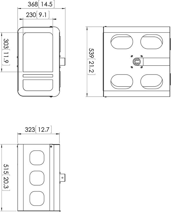 Image du produit Vogels PPA 320 Boîtier de projecteur avec protection antivol (Plafond)