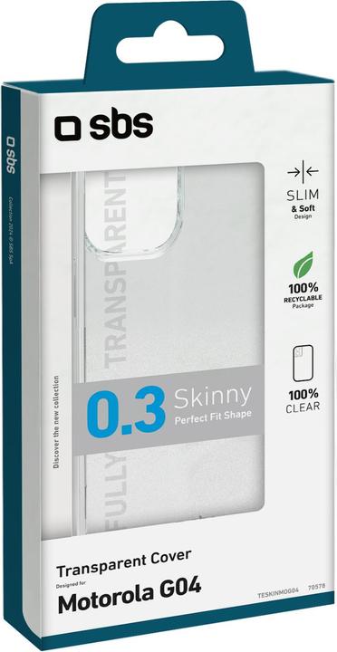Actual product image SBS Cover (Motorola Moto G04)