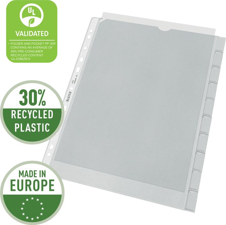 Image du produit Leitz Manchons de registre PP