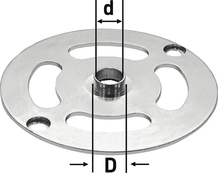 Actual product image Festool Guide sleeves for OF 1010 EBQ diam.17m