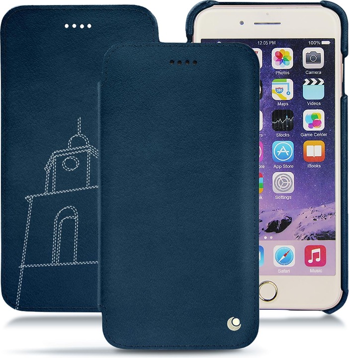 Actual product image Noreve Leather case horizontal (Huawei P20 Pro, Apple iPhone 7 Plus)