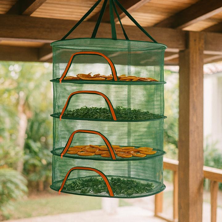 Produktbild Relaxdays Faltbares Trockennetz Oval