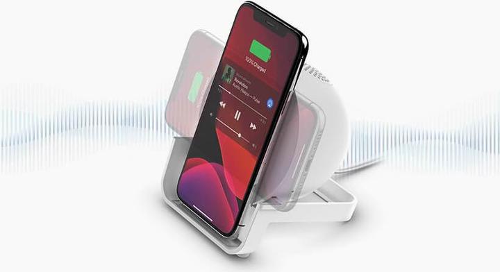 Produktbild Belkin BoostCharge 3-in-1 Wireless Charger + Ständer + Lautsprecher (10 W)