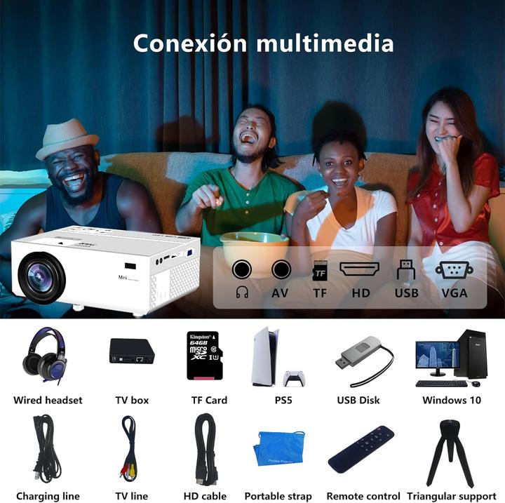 Produktbild Ysametp Mini Beamer (Full HD, 7500 lm)