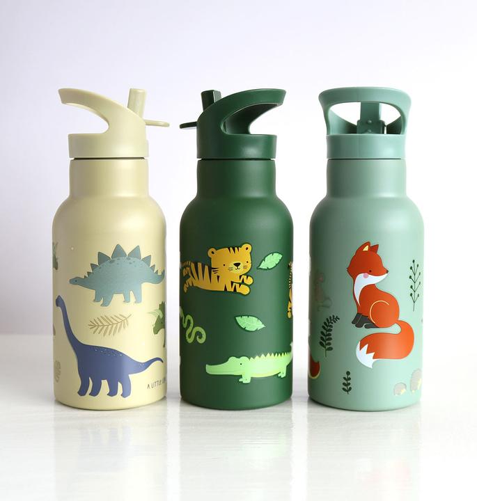 Actual product image A Little Lovely Company ALLC Drinking Bottle Dinosaurs DBSSDI40 beige (0.35 l)