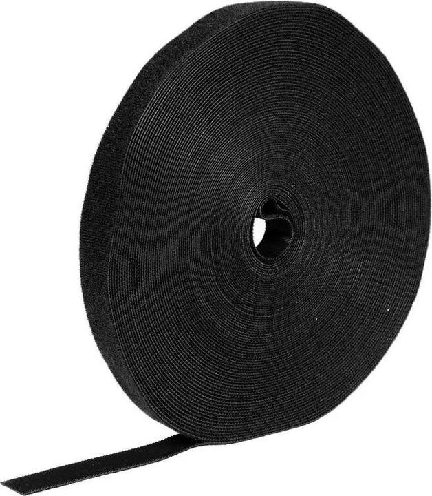 Produktbild ProXtend Hook and Loop Roll 10m x 10mm Black