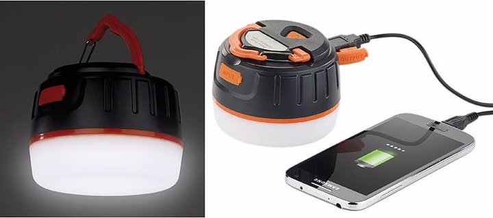 Actual product image Semptec 3in1 Camping Lantern with Ceiling Light & USB Power Bank