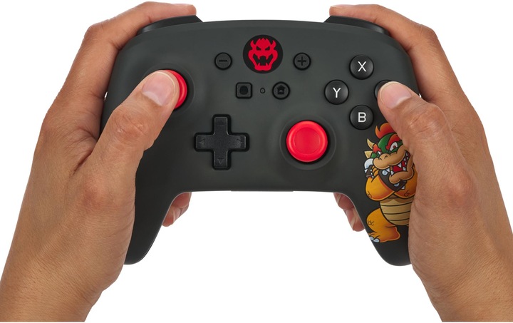 Actual product image PowerA Wireless Controller King Bowser (Switch Lite, Switch OLED, Switch)