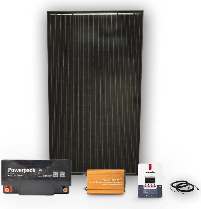 Image du produit Autosolar Kit solaire 160W avec régulateur de charge MPPT (160 W)