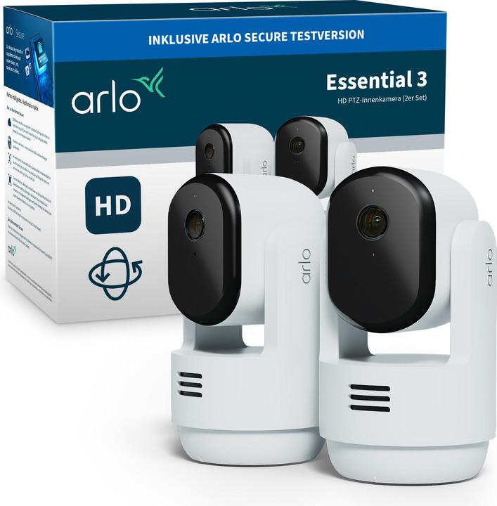 Produktbild Arlo Essential 3 PTZ 2er Set (1920 x 1080 Pixels)