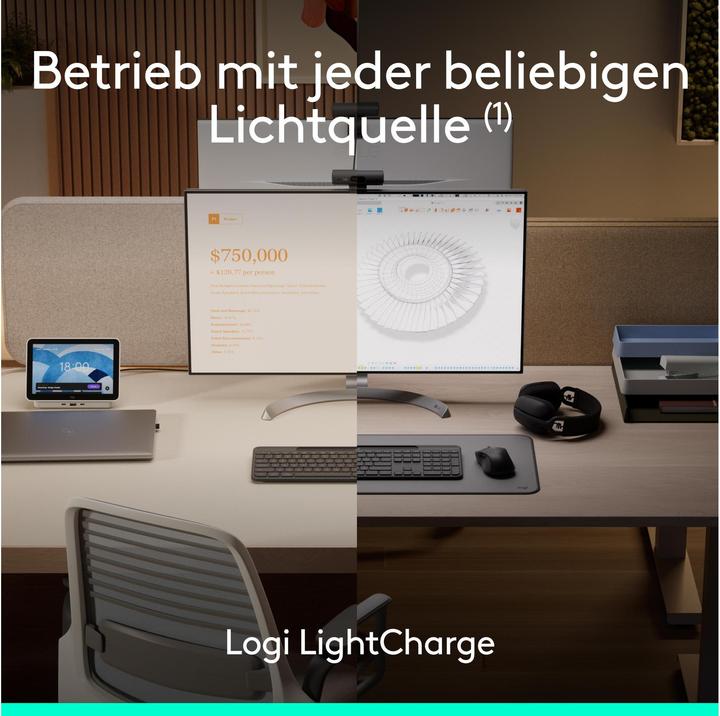 Produktbild Logitech Signature Slim Solar+ K980 for Business (Schweiz, Kabellos)
