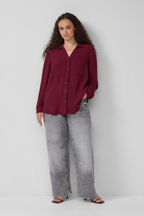 Immagine prodotto s.Oliver Bluse Crêpebluse mit Turn-up-Ärmel (48)