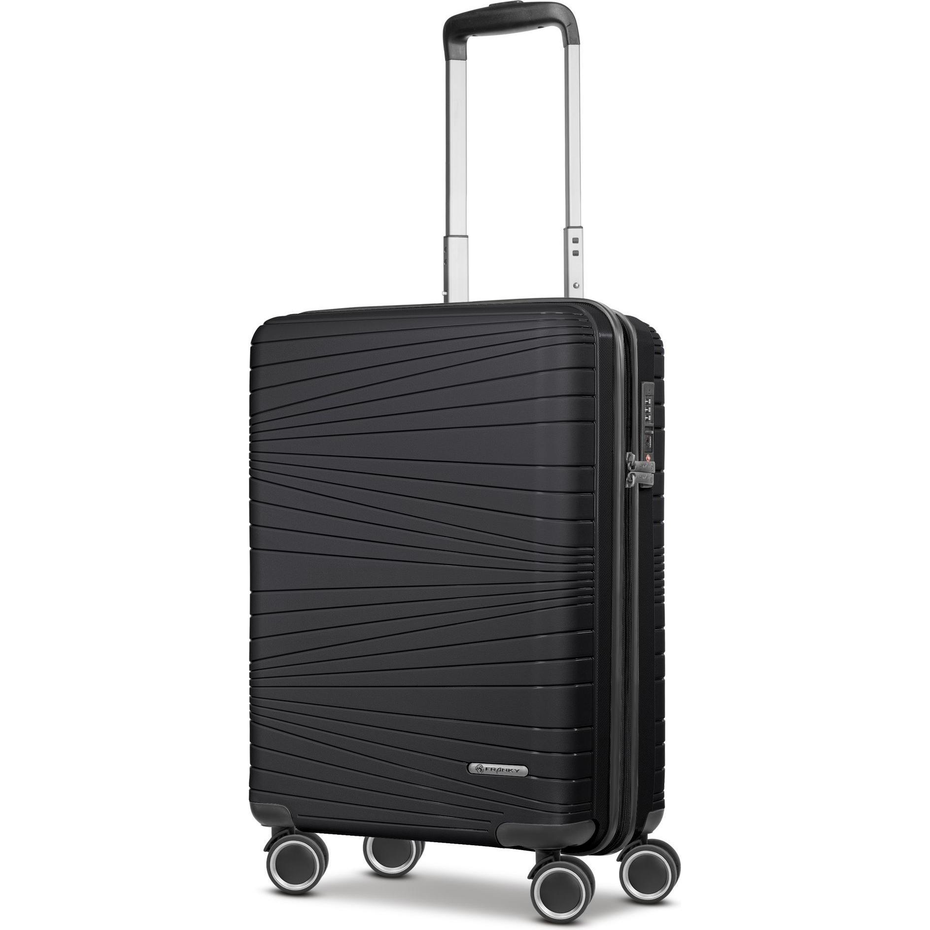 Franky, Koffer, Dallas 3.0, Schwarz, (36 l, Handgepäck (bis 50l))