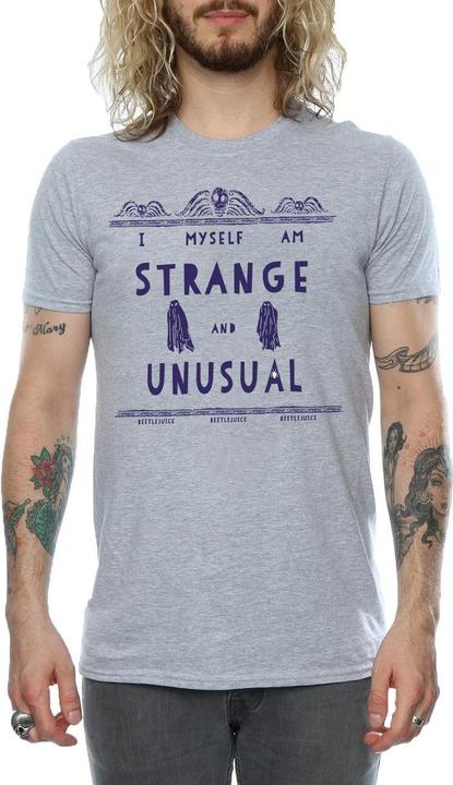 Immagine prodotto Beetlejuice Maglietta Strange And Unusual Uomo (XL)