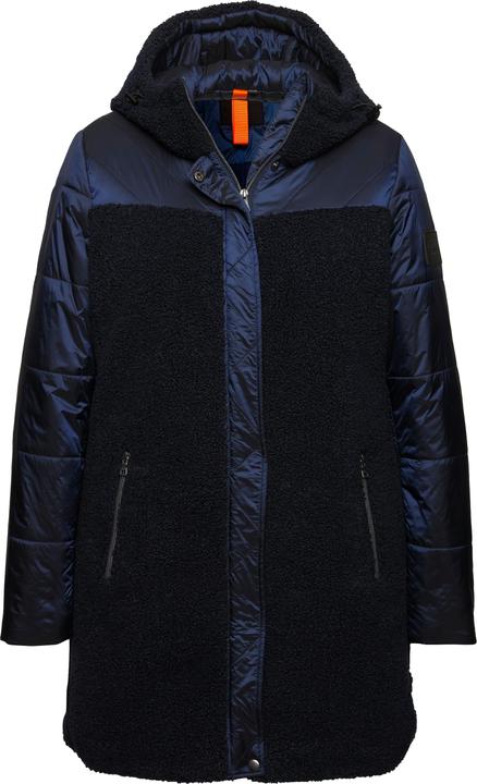 Actual product image Ulla Popken Mixed Texture Fleece Quilted Jacket (42, 44)