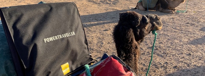 Produktbild Powertraveller Solarladegerät Falcon 40 mit 2x USB-A und 1x DC-Output (40 W, 0.91 kg)