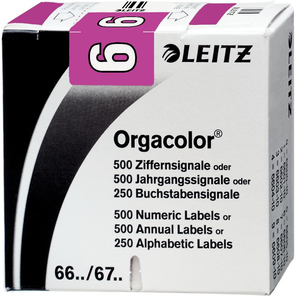 Leitz, Ordner Zubehör, Orgacolor Violett