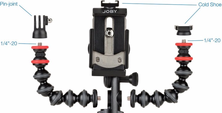Actual product image Joby GorillaPod Mobile Rig Vlogging Tripod (Plastic, Metal)