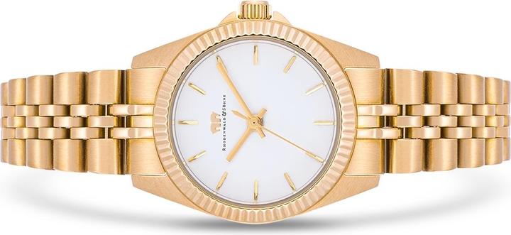 Immagine prodotto Orologio al quarzo da donna Cassina in acciaio inox oro giallo - 26545 (Orologio da polso analogico, 27.50 mm)